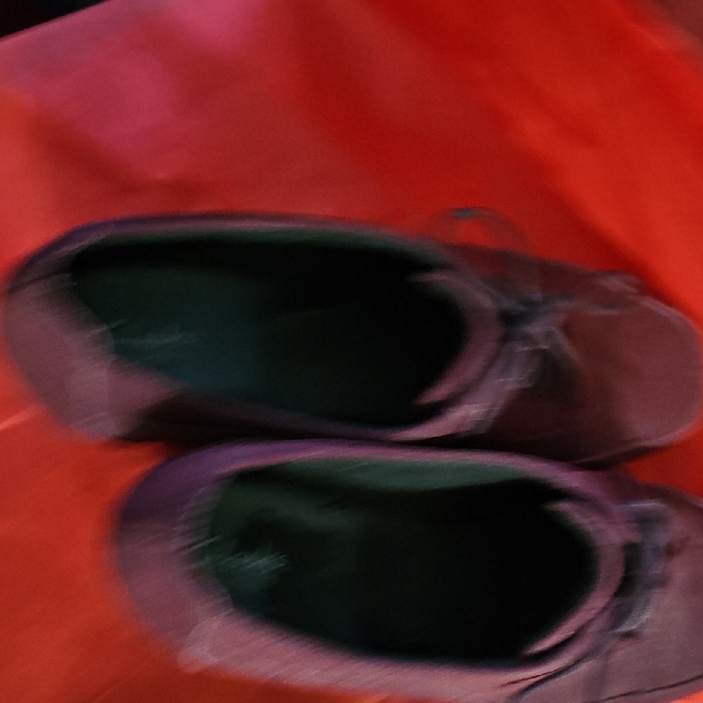 Clarks Red and Purple Ankle Boots - Picture 5 of 11